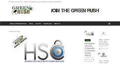 Desktop Screenshot of jointhegreenrush.com
